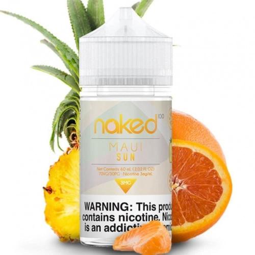 نكهة فيب نيكد اناناس برتقال Naked Maui Sun 60m