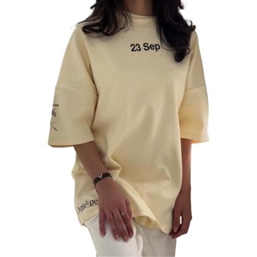 تيشيرت تصميم الجمل اوفر سايز