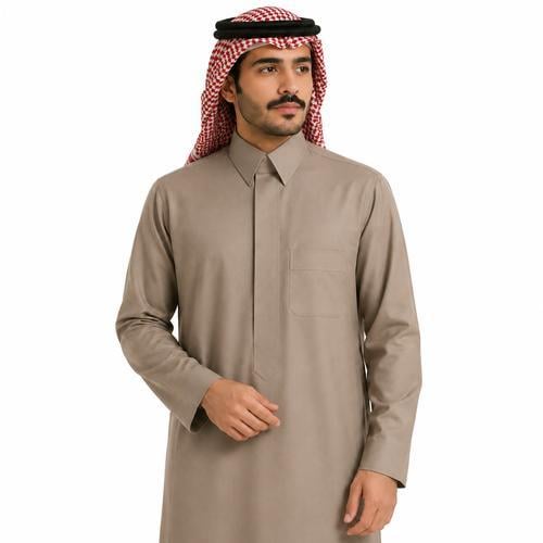 قماش شتوي رجالي - البيج الفاتح