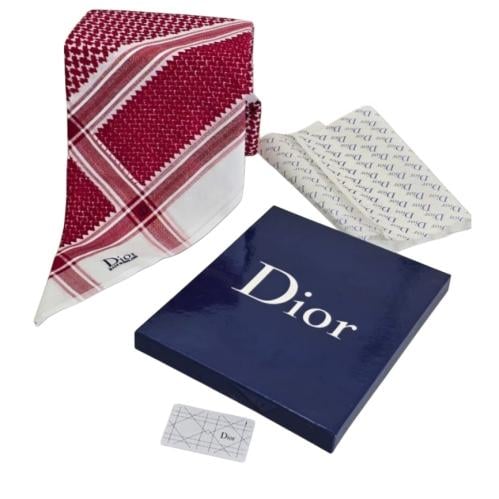 شماغ ديور رجالي دم الغزال إصدار 2026 قطن