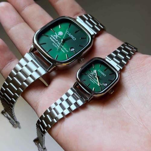 طقم ساعات كاسيو رجالي ونسائي كبلز