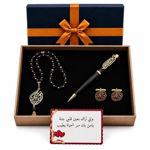 طقوم رجالي نحت مبطن اسود