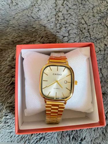 طقم كاسيو LTP - فضي وذهبي