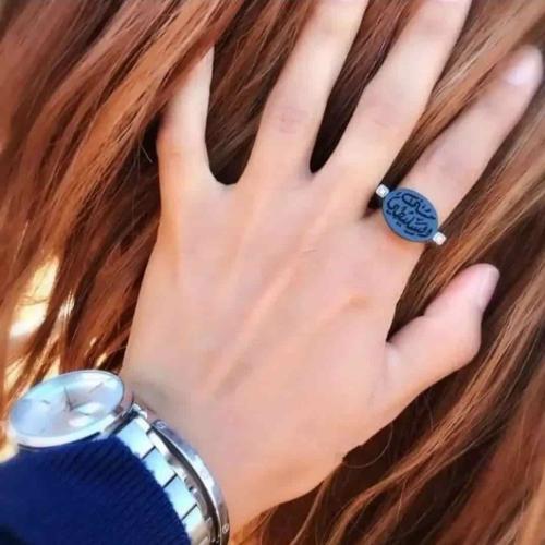 خاتم نسائي ملكي فضة خالص