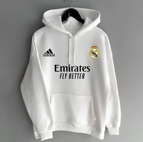 بلوفر ريال مدريد لون ابيض