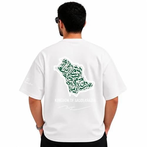 تيشيرت مضيء لليوم الوطني السعودي متوفرة جميع المقا...