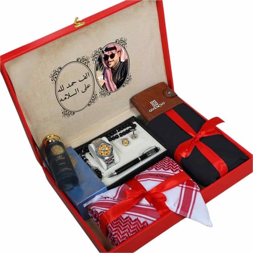 بوكس هدايا رجالي فاخر بالاسم