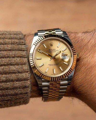 ساعه رولكس datejust gold