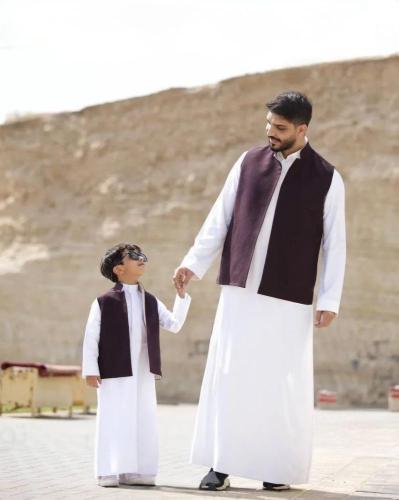 سديري دبل فيس عنابي مع سكري