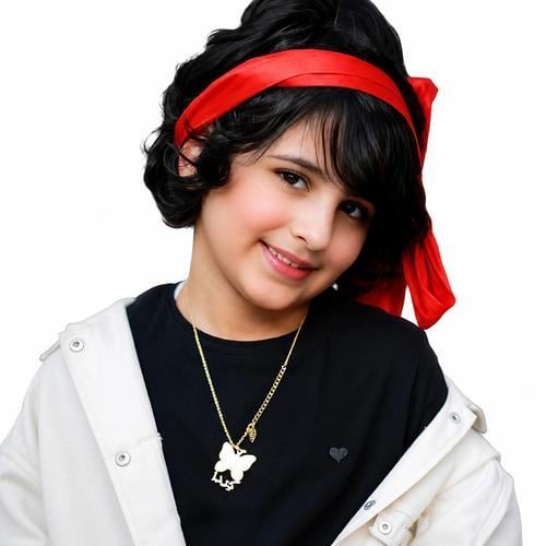 سلسال أطفال باسم - شكل فراشة