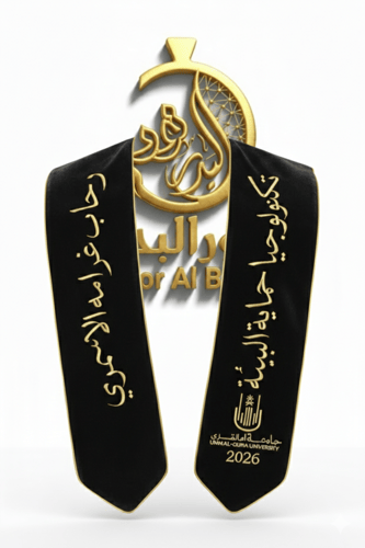 وشاح تخرج مع تطريز الاسم حسب الطلب - 42B24