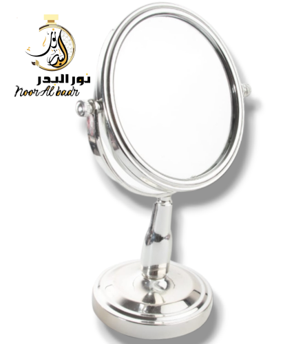 مرايا سحرية دائرية مع قاعدة جهتين تكبير وتصغير