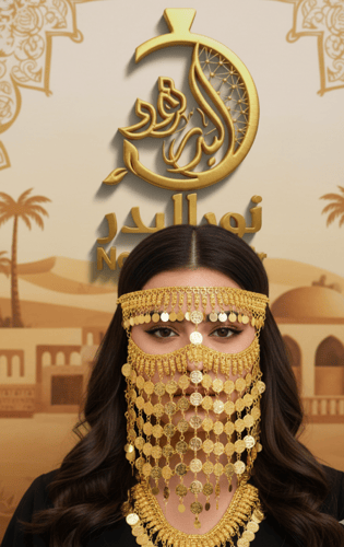 برقع جينهات يوم التاسيس ذهبي