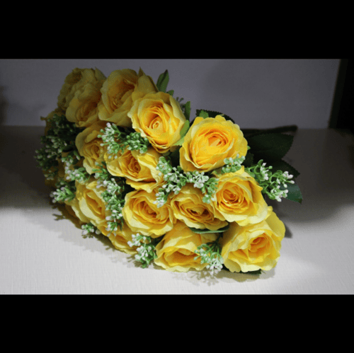 باقة ورد صناعي شبيه بالطبيعي، تعيش معك لفترة طويلة...