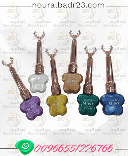 مجموعة رسمات العيون مع جليتر بلمعه مكون من 6 ألوان