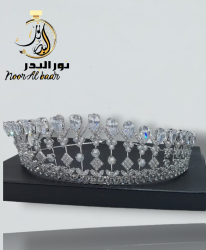 تاج عروس فخم زركون عالي الجودة شبيه الالماس. جود ا...