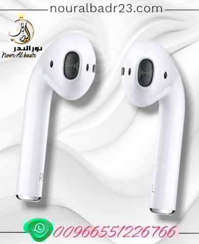 سماعات بلوتوث لون أبيض