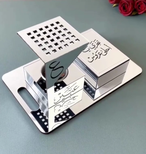 تفصيل طقم مبخرة اكريلك بالاسم حسب الطلب