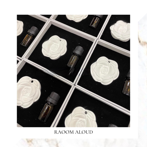 توزيعات حجر معطر مع طباعة ثيم