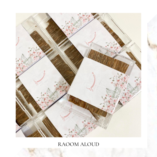 بوكس اكريلك رقائق عود فيتنامي مع طباعة ثيم