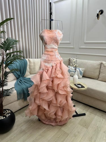 فستان خربزي