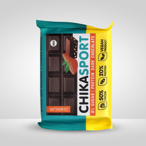 لوح شوكولاتة بروتين شيكالاب شيكاسبورت دارك شوكليت...