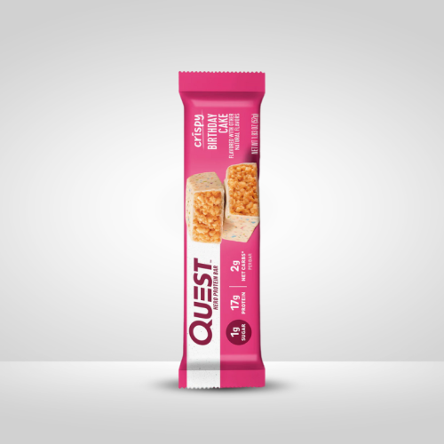 كويست بروتين بار كريسبي بيرث داي كيك 52 جم