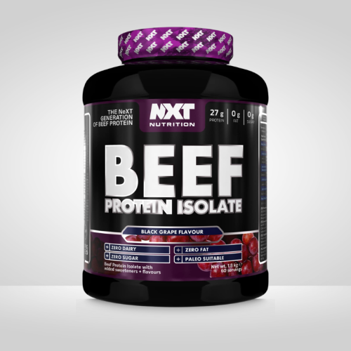 بيف بروتين ايزوليت من نكست نكهة عنب اسود 1.8 كجم -...