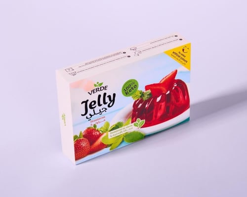 جيلي بالفراولة من فيردي 15جم - Verde Strawberry Je...