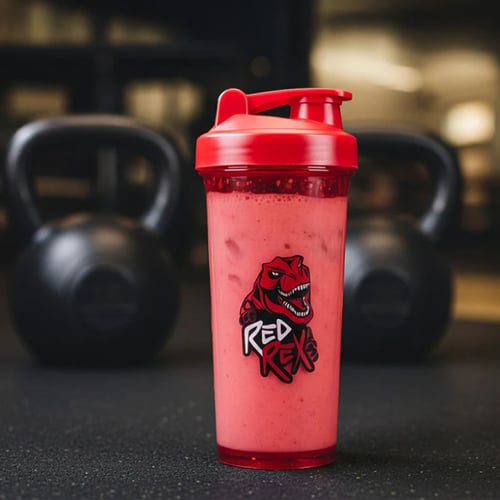 شيكر بيج رامي لابس ريد ريكس 600مل أحمر - Redrex Sh...