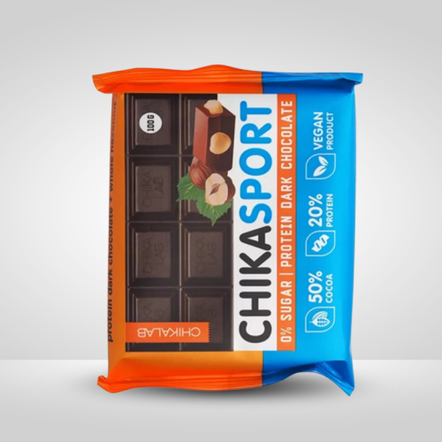 لوح شوكولاتة بروتين شيكالاب شيكاسبورت دارك شوكليت...