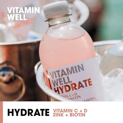 فيتامين ويل مشروب الترطيب بنكهة الراوند والفراولة...