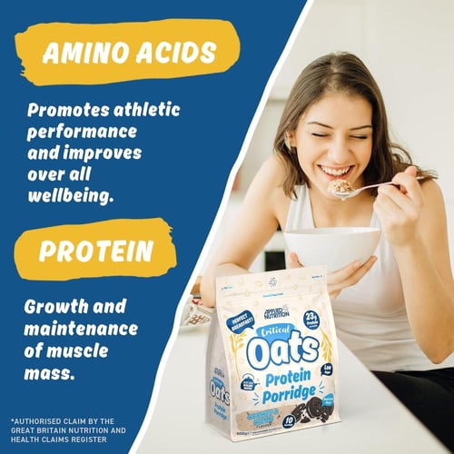 ابلايد بروتين الشوفان كريمة الكوكيز - Critical Oat...