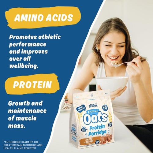 ابلايد بروتين الشوفان سولتد كراميل - Critical Oats...