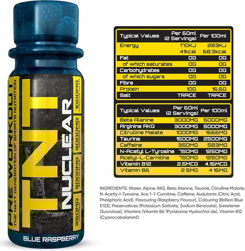 بري وورك اوت تي ان تي شوت من نكست نكهة التوت الازر...