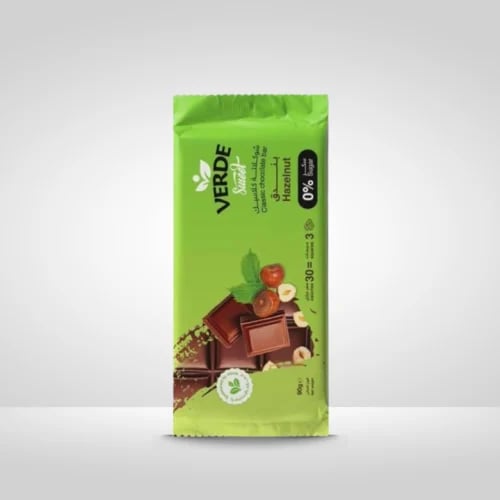 بار شيكولاته كلاسيك بندق من فيردي 90جم - Verde Haz...