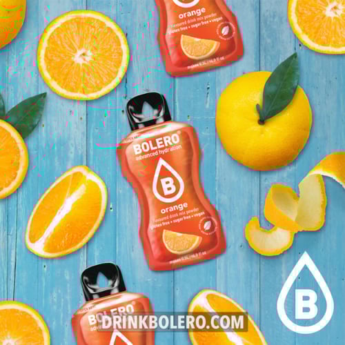 بوليرو منكهات ترطيب وتحلية المياه نكهة البرتقال (1...