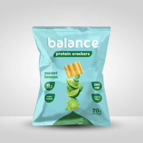 بالانس بروتين كراكرز سويت ليمون 70جم - Balance Pro...