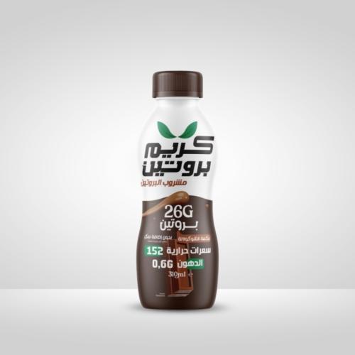 مشروب بروتين شيك من كريم بروتين نكهة شوكليت 310مل...