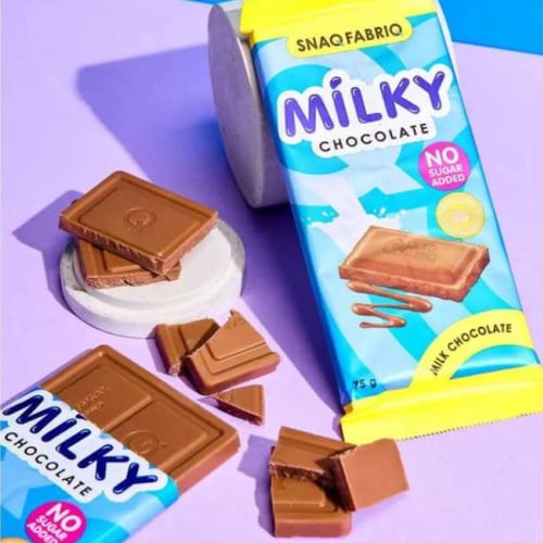شوكولاتة ميلكي سناك فابريك ميلك شوكليت 75جم - Snaq...