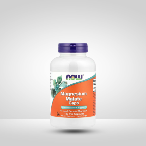 ناو فودز‏, كبسولات مالات مغنيسيوم، 95 ملجم، 180 كب...