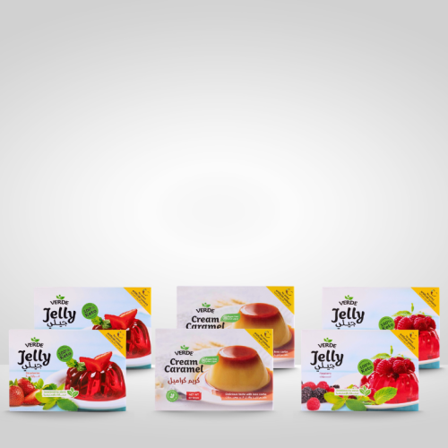 باكج الجيلي والكريم كراميل الصحي من فيردي 6 حبات -...