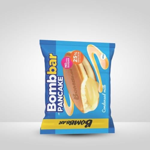 بانكيك بروتين من بومبار نكهة حليب مكثف 40جم - Bomb...