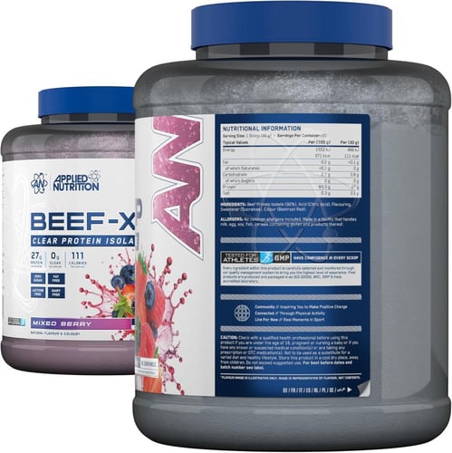 ابلايد نيوترشن بروتين بيف اكس بي نكهة التوت المشكل...