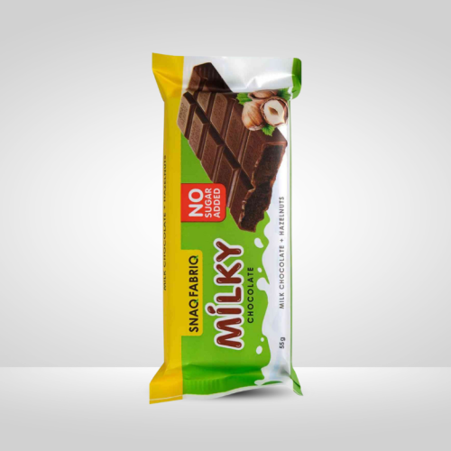 شوكولاتة ميلكي سناك فابريك بالبندق بديل الكندر الص...