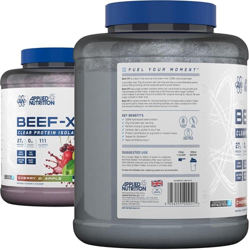 ابلايد نيوترشن بروتين بيف اكس بي نكهة التفاح والكر...