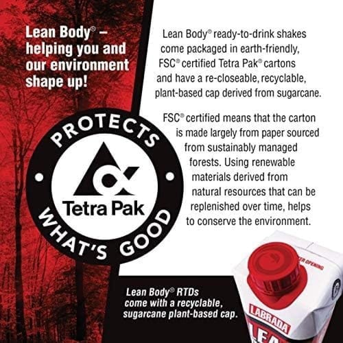 بروتين شيك لين بودي لابرادا نيوتريشن نكهة كوكيز كر...