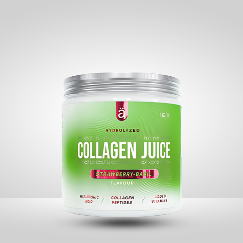 نانو عصير الكولاجين الفراولة والريحان ٣٠٠ جرام - N...