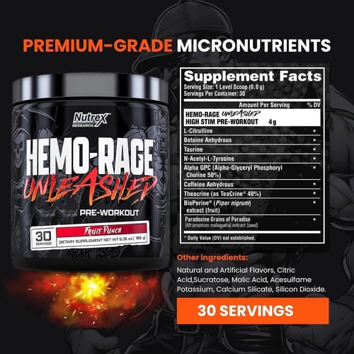 بري وورك اوك هيمو راج من نوتركس فروت بانش 180جم -...