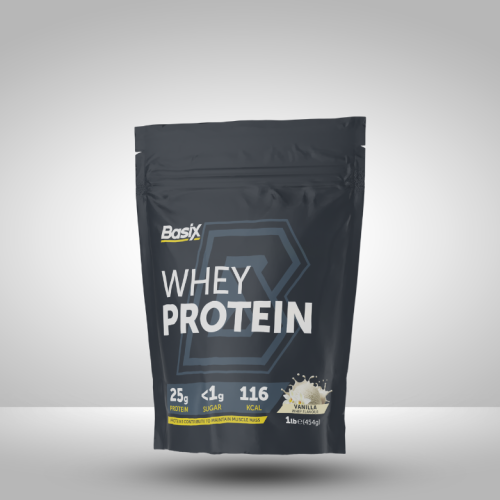بيسكس واي بروتين الحليب بنكهة الفانيلا - Basix Whe...